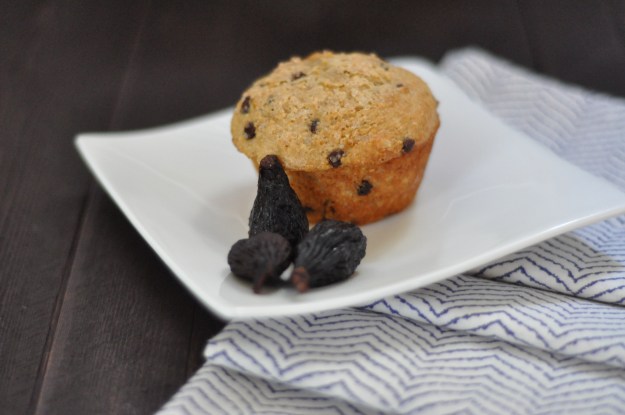 Hazelnut Chocolate Fig Muffins