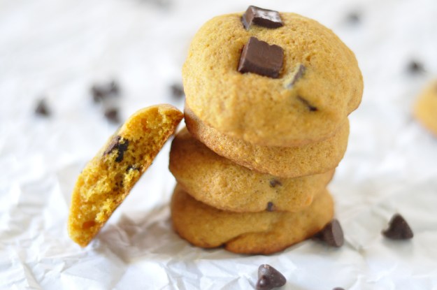 Sweet Potato Chocolate Chip Cookies
