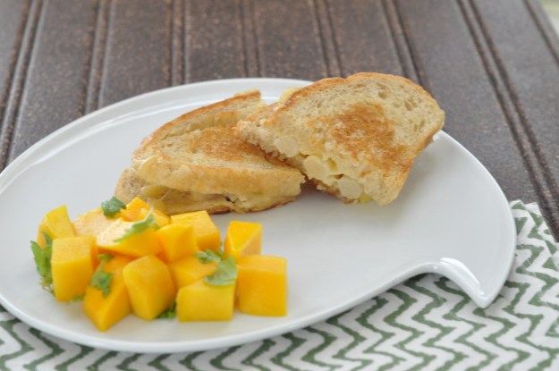 Grilled Cheese with White Asparagus