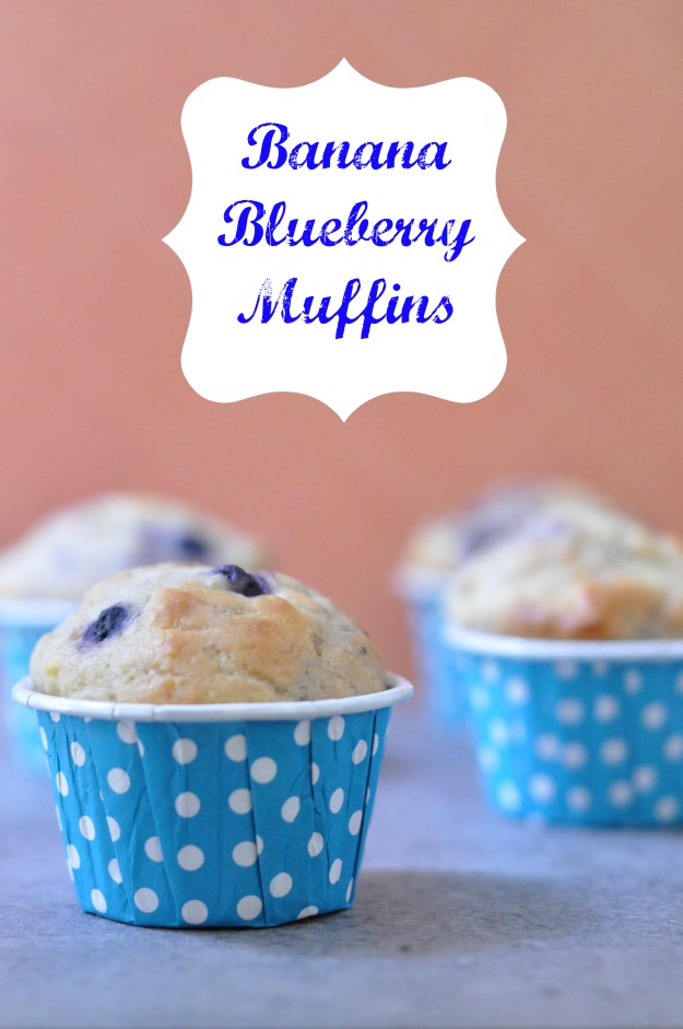 Banana Blueberry Muffins