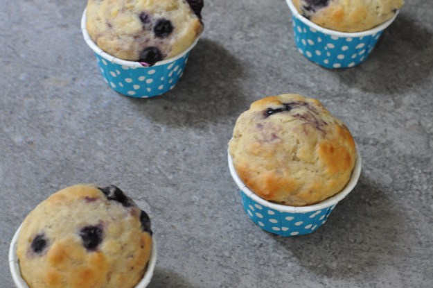 Banana Blueberry Muffins