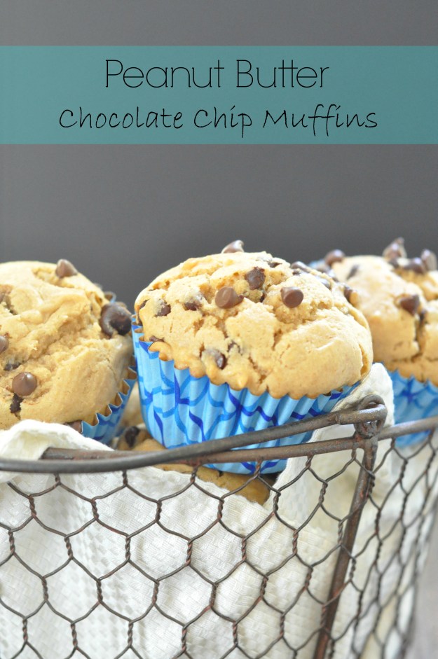 Peanut Butter Chocolate Chip Muffins