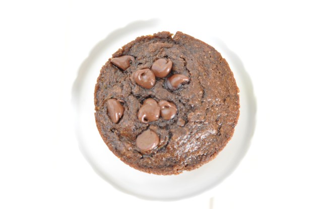 Whole Wheat Zucchini Chocolate Chocolate Chip Muffins