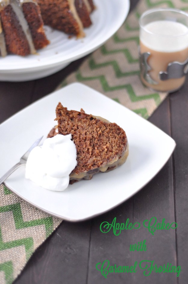 Apple Cake with Caramel Frosting