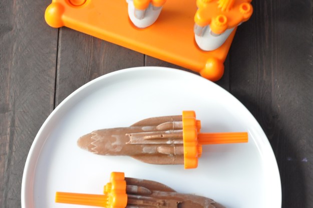 Chocolate Banana Yogurt Pops