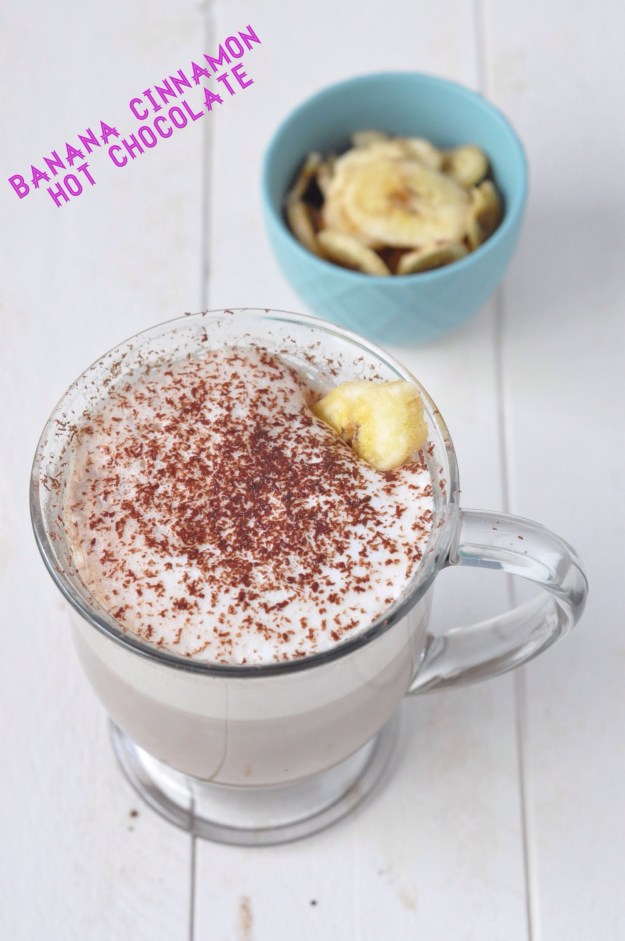Banana Cinnamon Hot Chocolate