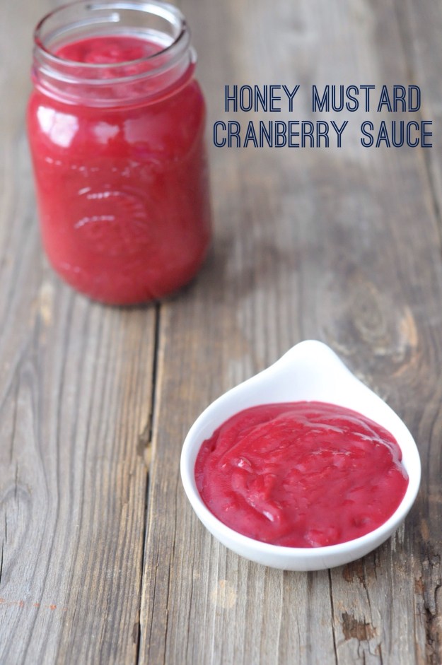 Honey Mustard Cranberry Sauce