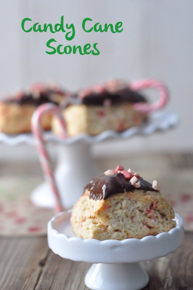 Candy Cane Scones