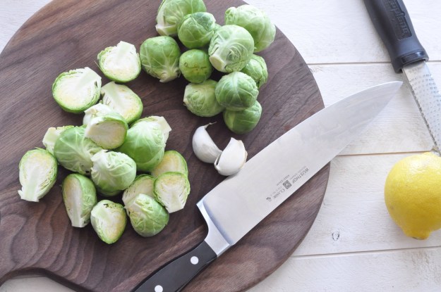 Garlic Parmesan Brussels Sprouts