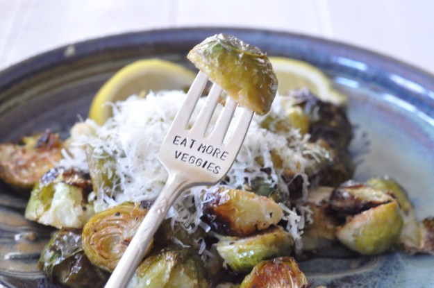 Garlic Parmesan Brussels Sprouts
