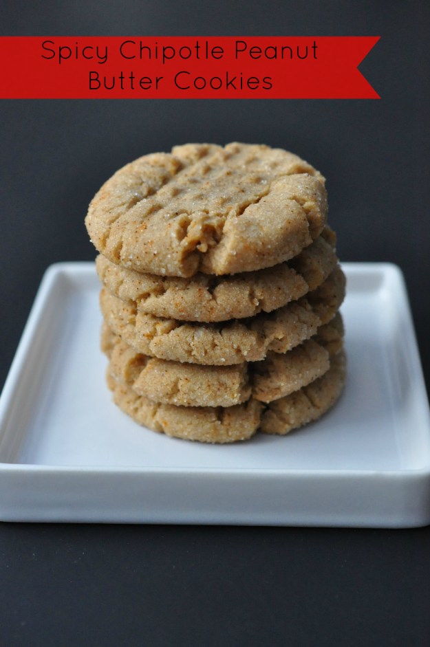 Spicy Chipotle Peanut Butter Cookies
