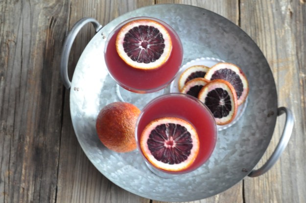 Blood Orange Ginger Fizz