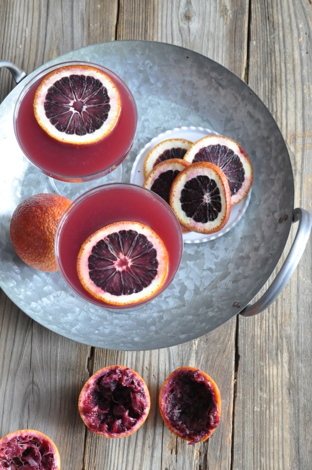 Blood Orange Ginger Fizz